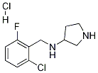 (2-氯-6-氟-苄基)-吡咯烷-3-基-胺盐酸盐, , 结构式