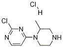 2-Chloro-4-(2-methyl-piperazin-1-yl)-pyrimidine hydrochloride Struktur