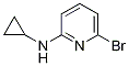(6-Bromo-pyridin-2-yl)-cyclopropyl-amine Struktur