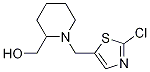 [1-(2-Chloro-thiazol-5-ylmethyl)-piperidin-2-yl]-methanol Struktur