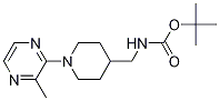 [1-(3-甲基吡嗪-2-基)-哌啶-4-基甲基]-氨基甲酸叔丁基酯, 1261232-99-8, 结构式