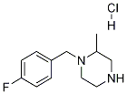 1-(4-Fluoro-benzyl)-2-methyl-piperazine hydrochloride