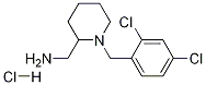 C-[1-(2,4-二氯-苄基)-哌啶-2-基]甲胺盐酸盐,,结构式