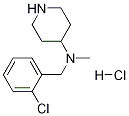 (2-Chloro-benzyl)-methyl-piperidin-4-yl-amine hydrochloride|(2-氯-苄基)-甲基-哌啶-4-基-胺盐酸盐