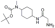 (1R,4R)- [4-(2-AMino-acetylaMino)-cyclohexyl]-Methyl-carbaMic acid tert-butyl ester Struktur