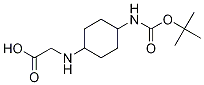 (1R,4R)-(4-tert-ButoxycarbonylaMino-cyclohexylaMino)-acetic acid 化学構造式