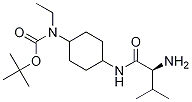 (1R,4R)-[4-((S)-2-AMino-3-Methyl-butyrylaMino)-cyclohexyl]-ethyl-carbaMic acid tert-butyl ester Structure