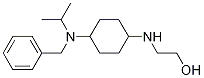 (1R,4R)-2-[4-(Benzyl-isopropyl-aMino)-cyclohexylaMino]-ethanol 化学構造式