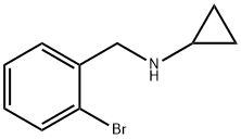 N-[(2-溴苯基)甲基]环丙胺,90868-91-0,结构式