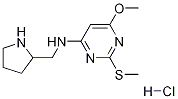 (6-Methoxy-2-Methylsulfanyl-pyriMidin-4-yl)-pyrrolidin-2-ylMethyl-aMine hydrochloride Struktur