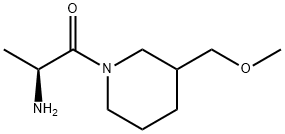 (S)-2-AMino-1-(3-MethoxyMethyl-piperidin-1-yl)-propan-1-one 结构式