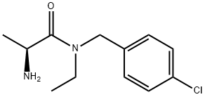 (S)-2-AMino-N-(4-chloro-benzyl)-N-ethyl-propionaMide Structure