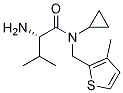(S)-2-AMino-N-cyclopropyl-3-Methyl-N-(3-Methyl-thiophen-2-ylMethyl)-butyraMide Struktur