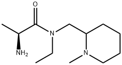 (S)-2-AMino-N-ethyl-N-(1-Methyl-piperidin-2-ylMethyl)-propionaMide Struktur