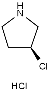 (S)-3-Chloro-pyrrolidine hydrochloride Struktur
