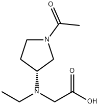 [((R)-1-Acetyl-pyrrolidin-3-yl)-ethyl-aMino]-acetic acid Structure