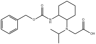 [(2-BenzyloxycarbonylaMino-cyclohexyl)-isopropyl-aMino]-acetic acid Structure