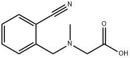 [(2-Cyano-benzyl)-Methyl-aMino]-acetic acid Structure