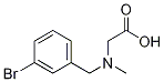 [(3-BroMo-benzyl)-Methyl-aMino]-acetic acid Struktur