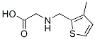 ((3-甲基噻吩-2-基)甲基)甘氨酸 结构式