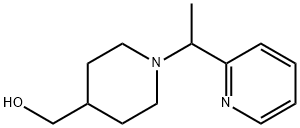[1-(1-Pyridin-2-yl-ethyl)-piperidin-4-yl]-Methanol Structure