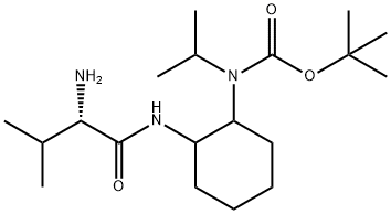 [2-((S)-2-AMino-3-Methyl-butyrylaMino)-cyclohexyl]-isopropyl-carbaMic acid tert-butyl ester Structure