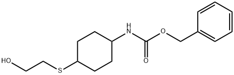 1353976-55-2 [4-(2-Hydroxy-ethylsulfanyl)-cyclohexyl]-carbaMic acid benzyl ester