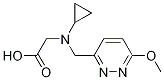 N-环丙基-N-((6-甲氧基哒嗪-3-基)甲基)甘氨酸 结构式