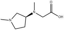 [Methyl-((S)-1-Methyl-pyrrolidin-3-yl)-aMino]-acetic acid Structure