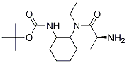{2-[((S)-2-AMino-propionyl)-ethyl-aMino]-cyclohexyl}-carbaMic acid tert-butyl ester Structure