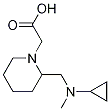 {2-[(Cyclopropyl-Methyl-aMino)-Methyl]-piperidin-1-yl}-acetic acid 结构式