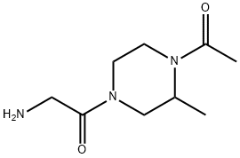 1-(4-Acetyl-3-Methyl-piperazin-1-yl)-2-aMino-ethanone Structure