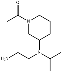 1-{3-[(2-AMino-ethyl)-isopropyl-aMino]-piperidin-1-yl}-ethanone 结构式