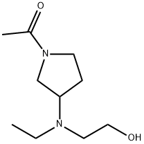 1-{3-[Ethyl-(2-hydroxy-ethyl)-aMino]-pyrrolidin-1-yl}-ethanone|