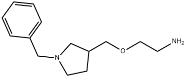 2-(1-Benzyl-pyrrolidin-3-ylMethoxy)-ethylaMine Structure