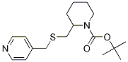 2-(Pyridin-4-ylMethylsulfanylMethyl
)-piperidine-1-carboxylic acid tert
-butyl ester Structure