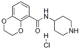 2,3-Dihydro-benzo[1,4]dioxine-5-carboxylic acid piperidin-4-ylaMide hydrochloride Structure