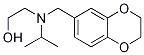 2-[(2,3-Dihydro-benzo[1,4]dioxin-6-ylMethyl)-isopropyl-aMino]-ethanol,,结构式