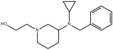 2-[3-(Benzyl-cyclopropyl-aMino)-piperidin-1-yl]-ethanol Structure