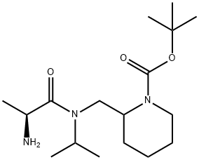 2-{[((S)-2-AMino-propionyl)-isopropyl-aMino]-Methyl}-piperidine-1-carboxylic acid tert-butyl ester|