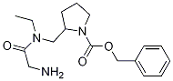 2-{[(2-AMino-acetyl)-ethyl-aMino]-Methyl}-pyrrolidine-1-carboxylic acid benzyl ester 结构式