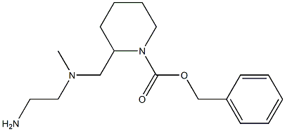2-{[(2-AMino-ethyl)-Methyl-aMino]-Methyl}-piperidine-1-carboxylic acid benzyl ester,1353986-78-3,结构式