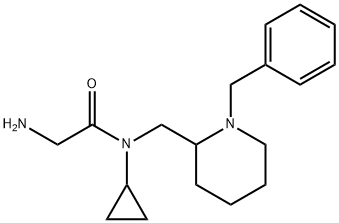2-AMino-N-(1-benzyl-piperidin-2-ylMethyl)-N-cyclopropyl-acetaMide Structure