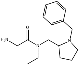 2-AMino-N-(1-benzyl-pyrrolidin-2-ylMethyl)-N-ethyl-acetaMide Structure