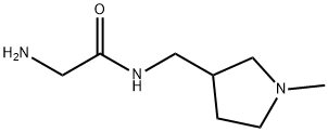 2-AMino-N-(1-Methyl-pyrrolidin-3-ylMethyl)-acetaMide 结构式