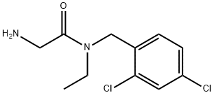 2-AMino-N-(2,4-dichloro-benzyl)-N-ethyl-acetaMide 化学構造式