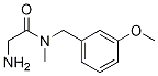 2-氨基-N-(3-甲氧基苄基)-N-甲基乙酰胺 结构式