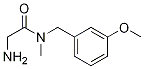 2-氨基-N-(3-甲氧基苄基)-N-甲基乙酰胺,1179725-69-9,结构式