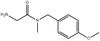 2-AMino-N-(4-Methoxy-benzyl)-N-Methyl-acetaMide,1178707-67-9,结构式