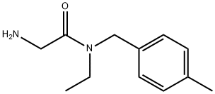 2-AMino-N-ethyl-N-(4-Methyl-benzyl)-acetaMide,1353948-26-1,结构式